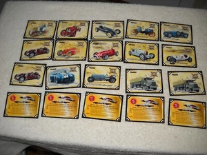 Tarjetas Coleccionistas Valvoline 100 Años de Carreras - Lote de 15 - Buen Estado - Imagen 1 de 5