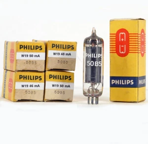 ONE 50B5 PHILIPS NOS ITALY Tube Röhre Lampe TSF Valvola Valve 진공관 真空管 Valvula - Picture 1 of 2
