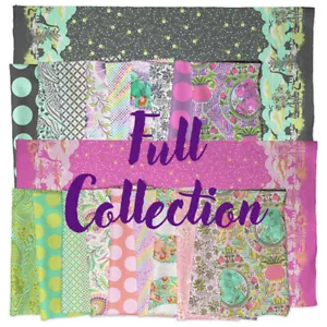 TULA PINK ROAR! COMPLETE COLLECTION COTTON FABRIC 21 FAT QUARTERS HAND CUT SET - Picture 1 of 3