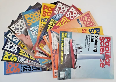 1984 Popular Science Magazine Lot Complete Year Set Jan-Dec All 12 Issues - Image 1 of 4