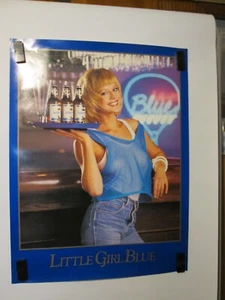Vintage Original Labatt’s Blue Little Girl Blue Beer Poster 19”x25” - Bild 1 von 14