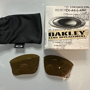Oakley Lentilles Rechange Flak Veste Xlj 13-730 Neuf Marron Or - Picture 1 of 3