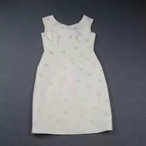Alannah Hill Womens Dress 10 or Small Creme Pencil "I Kiss A Girl" Summer $349RP - Picture 1 of 9