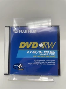 Fujifilm DVD+RW 120 Min Blank Storage Media 4.7GB Disc for Data Video NEW - Bild 1 von 2