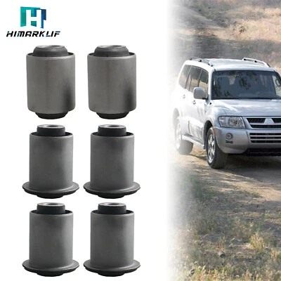 6X Buje de brazo de control trasero superior derecho+derecho para Mitsubishi Montero 2001-2006   Foto 1 de 4