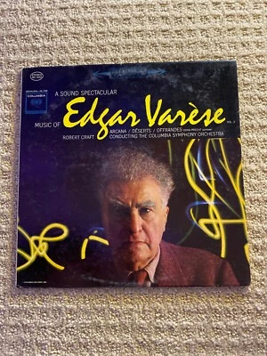 music of Edgar Varese vol 2 Edgard robert craft arcana MONO 5762 2 eye '62 LP NM - Image 1 of 4