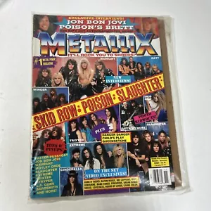 Metallix Magazine November Skid Row Poison Slaughter - Foto 1 di 9