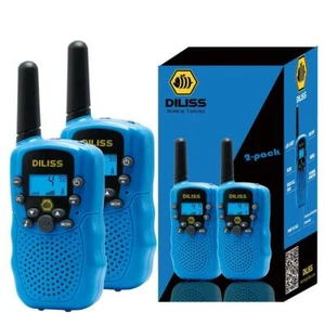 DILISS Yellow Toy Walkie Talkies NIB Yellow LED Lights Scan Monitor 22 Channels - Zdjęcie 1 z 5