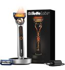 Gillette Labs Heated Mens Razor + 1 Blade Refill Flex Disc 100% Waterproof Gift