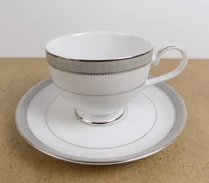 Mikasa Fine China Platinum Crown Cup & Saucer Thailand - Picture 1 of 3
