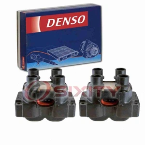 2 pc Denso Direct Ignition Coils for 1995-1997 Lincoln Continental 4.6L V8 om - Picture 1 of 5
