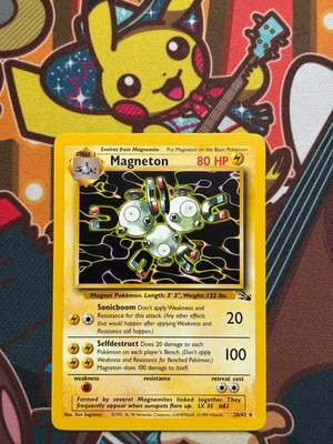 Magneton 26/62 Fossil englisch Pokemon Karten NM - Bild 1 von 2