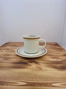 Set 2 pezzi tazza e piattino vintage originale collezione Old Brook gres Japan - Foto 1 di 10