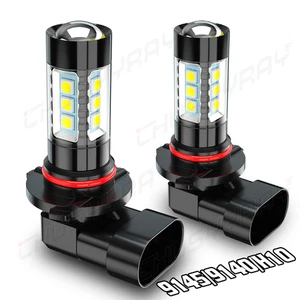 9145 9140 H10 LED Fog Lights Bulbs for Ford F150 2004-2022 Super Bright - Picture 1 of 10
