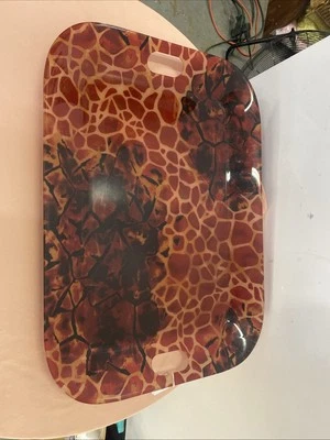 Bandeja grande de cristal acrílico italiano SPISANI Stellata Ferrara color único 17”X 24” Foto 1 de 4