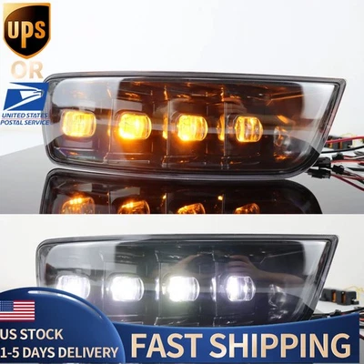 Luces LED de parachoques delanteras antiniebla señal de giro DRL para Toyota 4Runner 2003-05 Foto 1 de 4