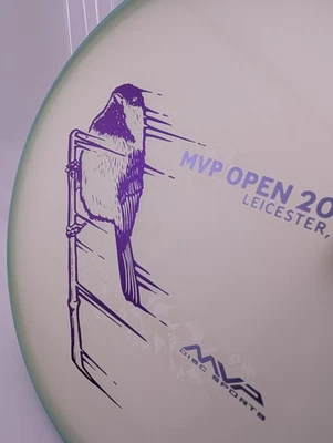 NEW MVP Axiom Proton Eclipse Glow Swirly Rim (2024 OTB Open Tempo - 173g - Image 1 of 4