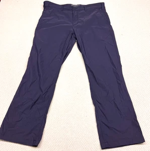 Pantalone Eddie Bauer uomo 38x30 blu nylon travex vestibilità dritta escursionismo outdoor - Foto 1 di 9