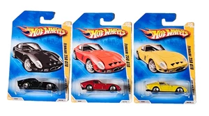 Hot Wheels 2009 New Models All 3 Variants of Ferrari 250 GTO Yellow,Black & Red - Picture 1 of 2