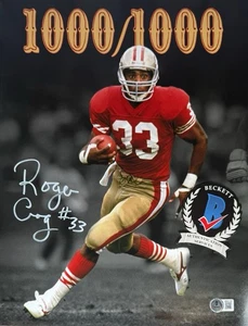 ROGER CRAIG SIGNIERT SAN FRANCISCO 49ERS 11X14 FOTO BECKETT COA 2W231119 - Bild 1 von 4