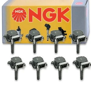 8 pc NGK 48766 U5004 Ignition Coils for ZS016 UF369 UF290T UF290 UF-369 em - Picture 1 of 5
