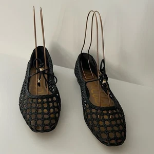 Pisos Sam Edelman tejidos negros Marcie Mary Jane talla 8 - Imagen 1 de 8
