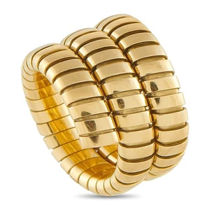 Anello Bvlgari Tubogas in oro giallo 18 carati BV28-100725 - Foto 1 di 4