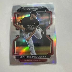 2022 Panini Prizm Draft Picks Silver Prizm Michael Prosecky #PDP176 - Picture 1 of 4