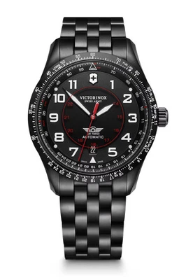 Victorinox Swiss Army Airboss reloj mecánico (241974) esfera negra completa - Imagen 1 de 4