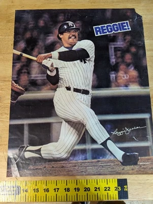 1978 REGGIE CANDY BAR 15x18 POSTER Reggie Jackson New York Yankees ORIGINAL! - Image 1 of 4