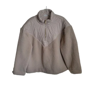 Style & Co Women's Jacket Size XL Sherpa Quarter Zip Size XL NWT - Picture 1 of 12