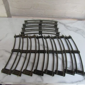 Hornby O Gauge Clockwork 2ft Curve Track Flat Sleepers x 12 lot 2 - Picture 1 of 5