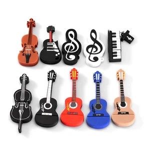 Klavier Gitarre USB Stick 128GB Cle USB Speicher Erinnerungen Violine Pendrive 64GB - Bild 1 von 38