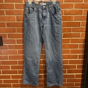New Levi’s Blue Jeans 550 Relaxed Boys Size 16 Regular 28x28 MSRP $40 Loose Leg - Picture 1 of 6