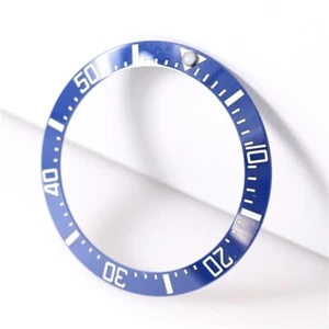 1 pc Watch Writing Bezel Insert fits Date Display Ceramic BEZEL INSERT FOR OMEGA - Picture 1 of 14