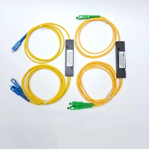 1X2 FBT 50/50 Box Glasfaser Splitter Koppler 2.0/3.0mm SC/UPC APC Stecker FTTH - Bild 1 von 10