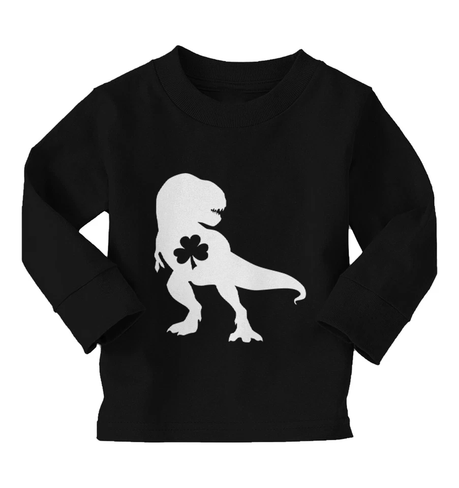 T Rex Trébol - Trébol Dinosaurio Día de San Patricio Niños Camiseta Foto 1 de 1