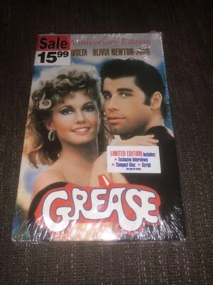 Grease 20th Anniversary Limited Edition VHS CD Script Interviews New Sealed - Image 1 of 4