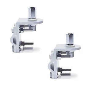 Montaje de espejo de aluminio para camioneros profesionales (lote de 2) 3 vías aluminio CB o antena jamón - Imagen 1 de 1