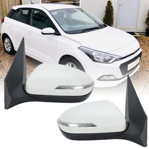 5Pin Pair Electric Door Mirror For Hyundai I20 GB IB 2015-2020 with Turn Signal - Picture 1 of 14