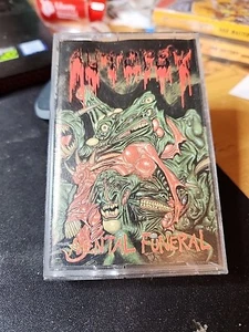 Autopsy Mental Funeral 1992 Death Metal cassette tape Peaceville German Import - Picture 1 of 4