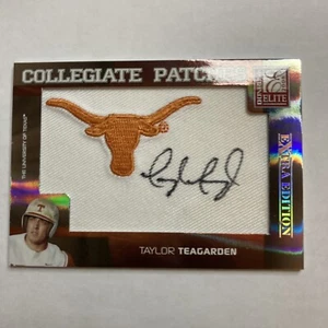Parche con logotipo universitario Donruss Taylor Teagarden 2008 rpa automático radiocontrol/249 sp raro - Imagen 1 de 4