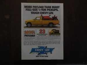 Vintage Magazine AD Chevy Luv Full Page Color 1978  - Picture 1 of 1