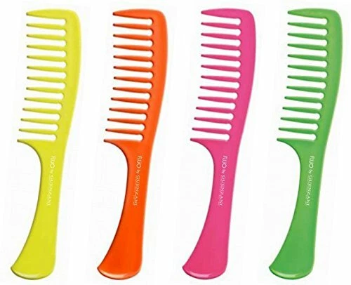 Guenzani Linea Fluo Pettine Afro con Manico Accessori Acconciatura Capelli 1 Pz - Immagine 1 di 1