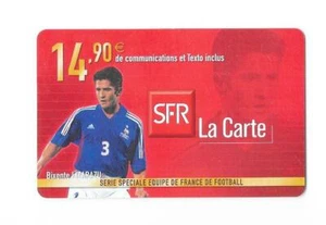 Telekarte SFR - Equipe de France - Bixente Lizarazu - 14,90 € - Bild 1 von 2