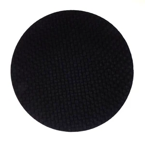 Filz Tischset Platzset Untersetzer schwarz Ø 25 fester Filz 2,5 mm Muster - Bild 1 von 2