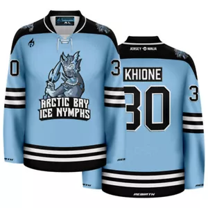 Arctic Bay Ice Nymphs Mythical Hockey Jersey - Picture 1 of 16