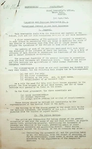 Rare 1940 Instructions to Police re air raid incident control in WWII home front - Picture 1 of 1