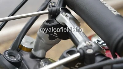 For Triumph Scrambler 400X Premium Pull-Back (Offset) Handlebar Risers Foto 1 de 2