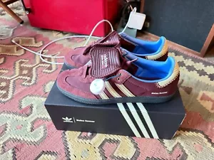 Wales Bonner Adidas Samba | Fox Brown Nylon | Size 11 US | Brand New - Picture 1 of 8